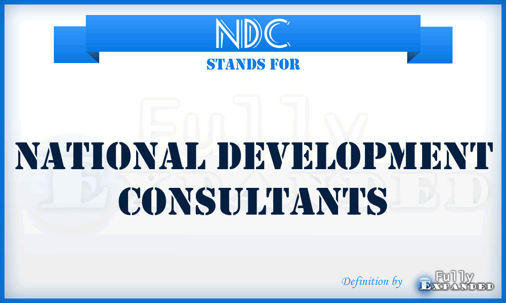 NDC - National Development Consultants