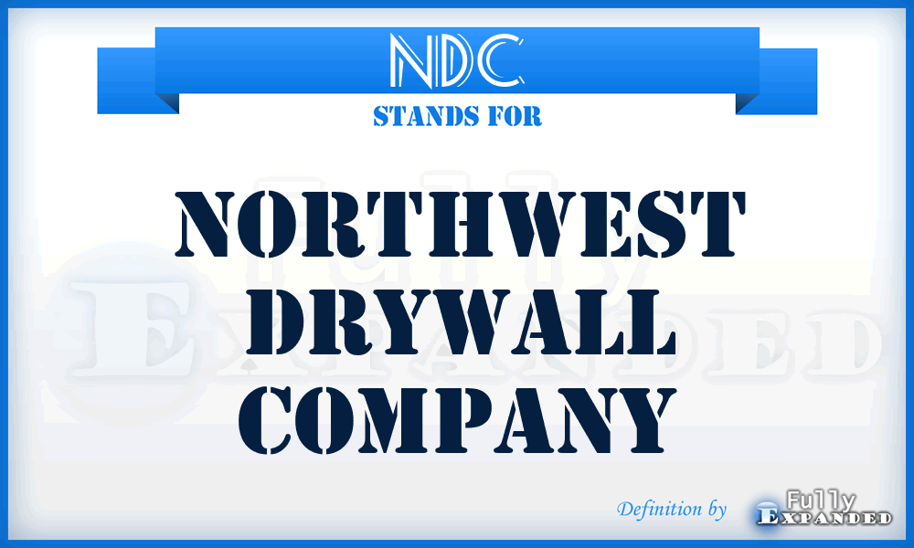 NDC - Northwest Drywall Company