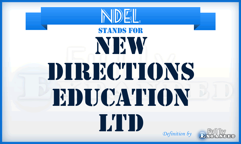 NDEL - New Directions Education Ltd