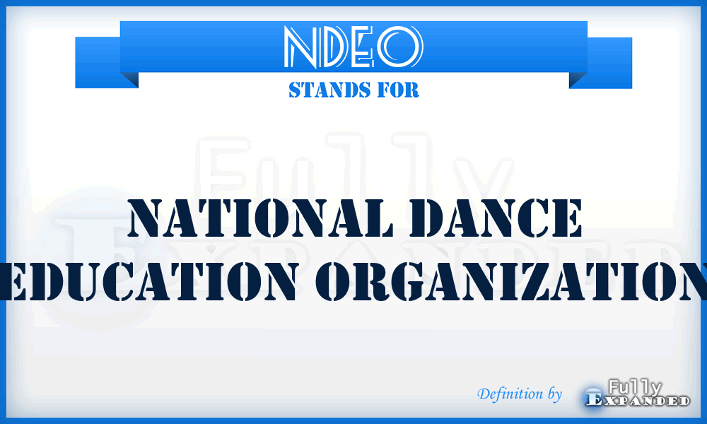 NDEO - National Dance Education Organization