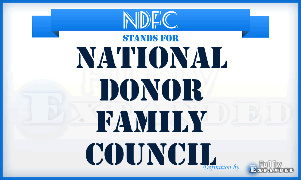NDFC - National Donor Family Council