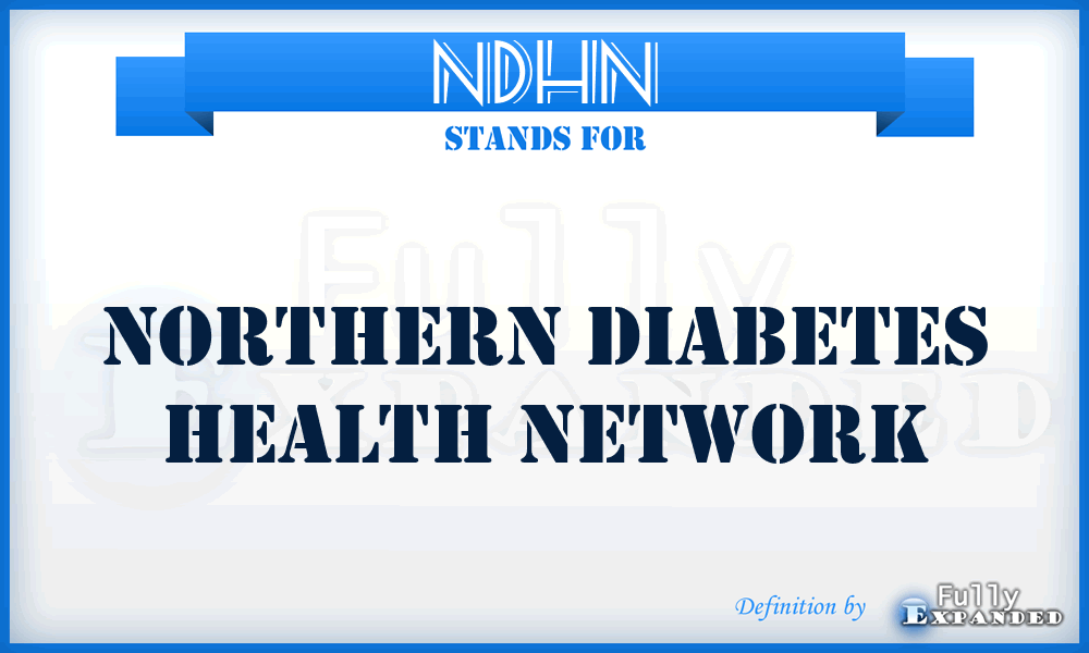 NDHN - Northern Diabetes Health Network