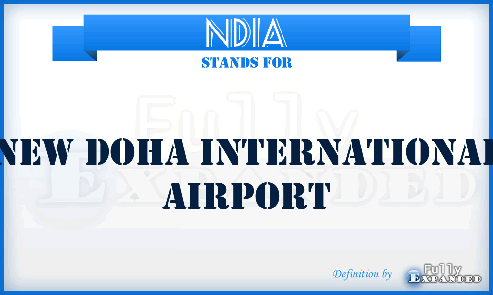 NDIA - New Doha International Airport