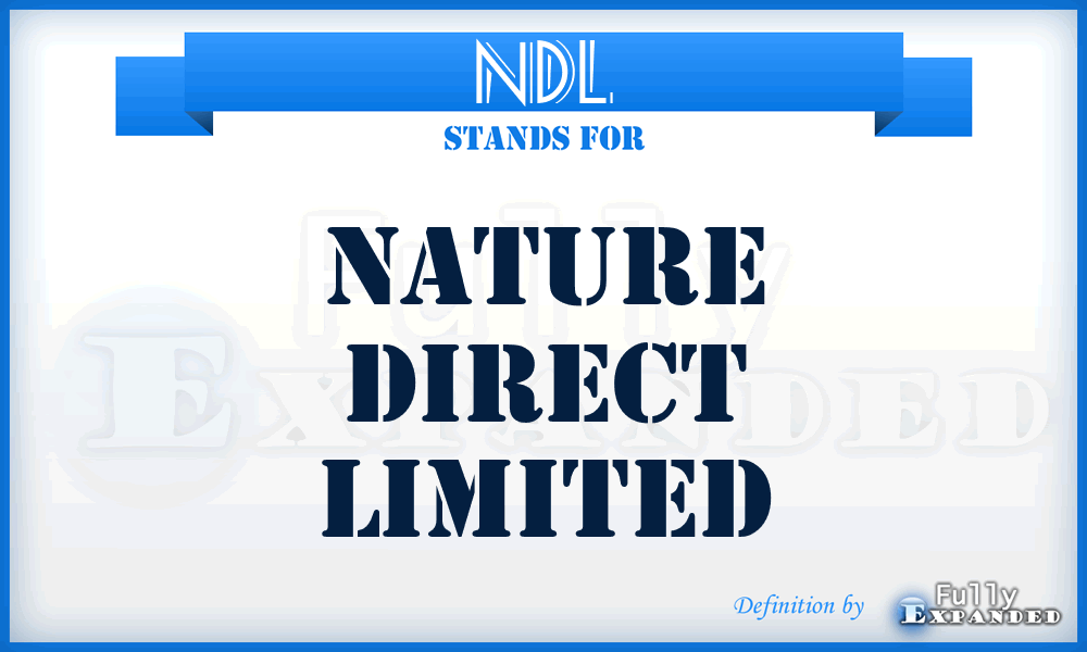 NDL - Nature Direct Limited