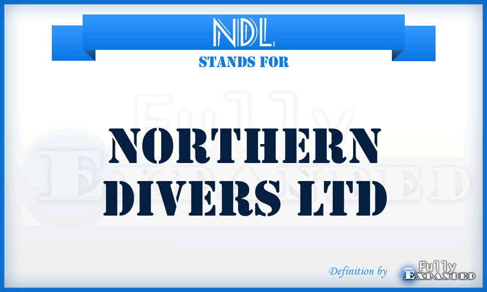 NDL - Northern Divers Ltd