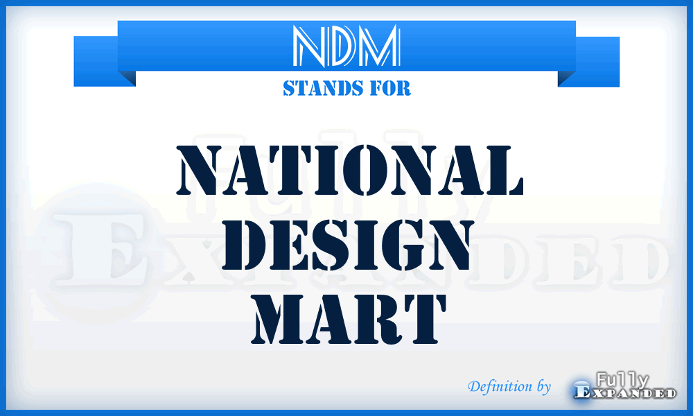 NDM - National Design Mart