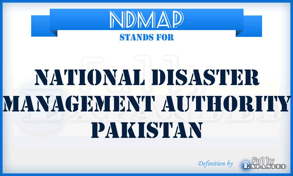 NDMAP - National Disaster Management Authority Pakistan