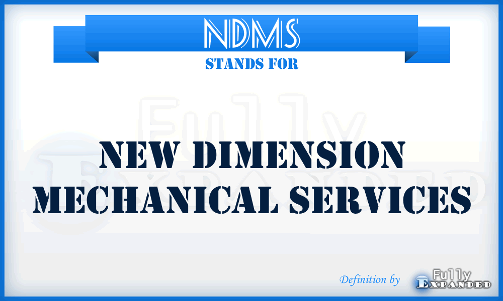 NDMS - New Dimension Mechanical Services