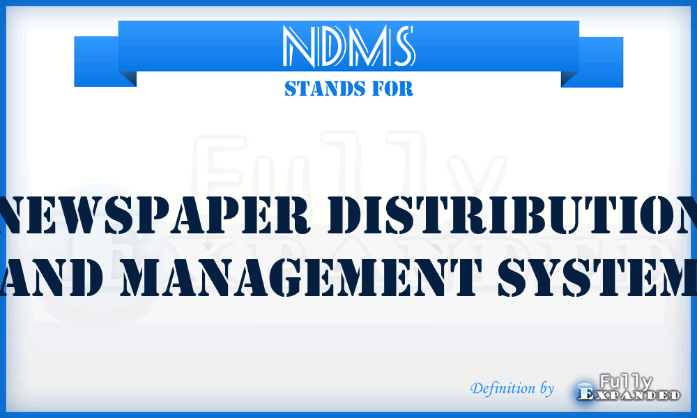 NDMS - Newspaper Distribution and Management System