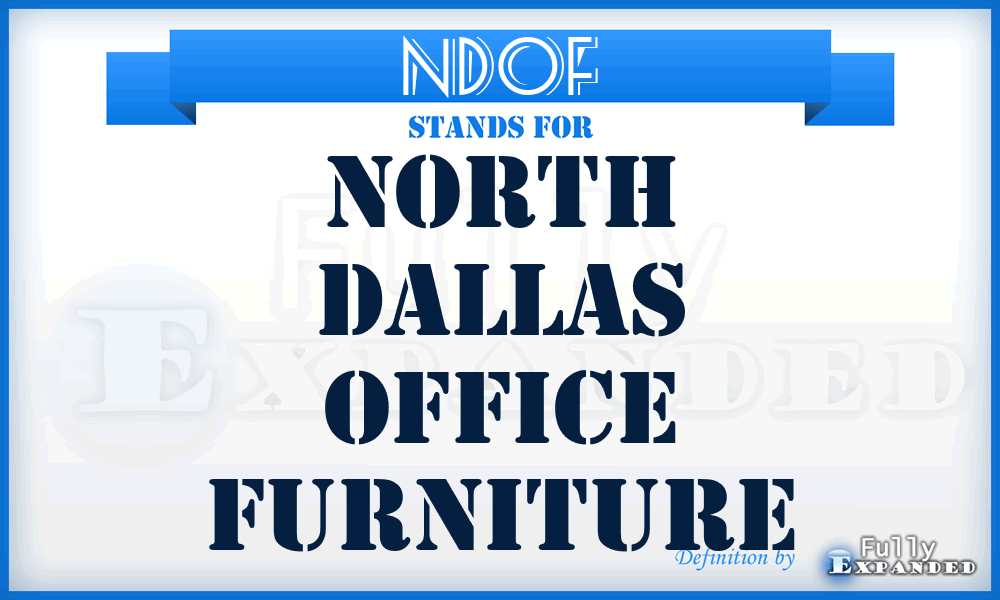 NDOF - North Dallas Office Furniture