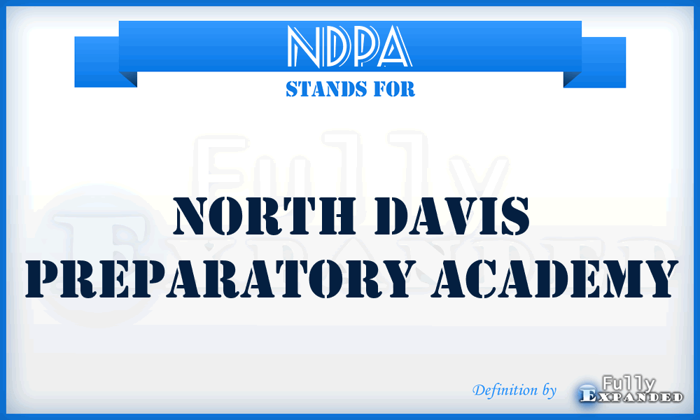 NDPA - North Davis Preparatory Academy