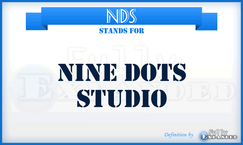 NDS - Nine Dots Studio