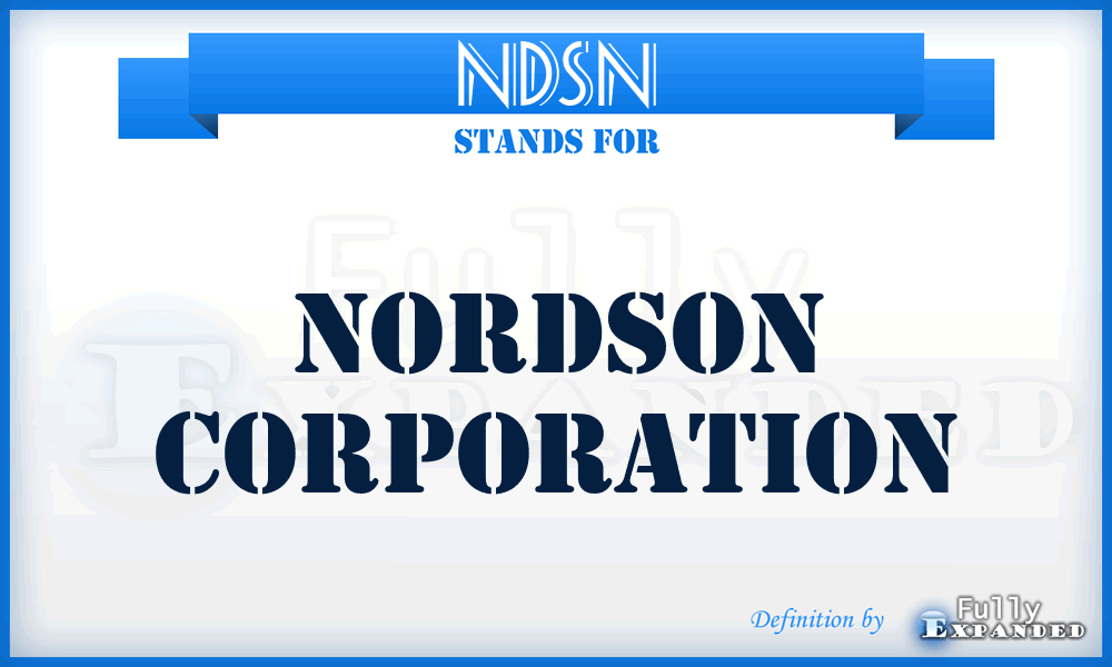 NDSN - Nordson Corporation