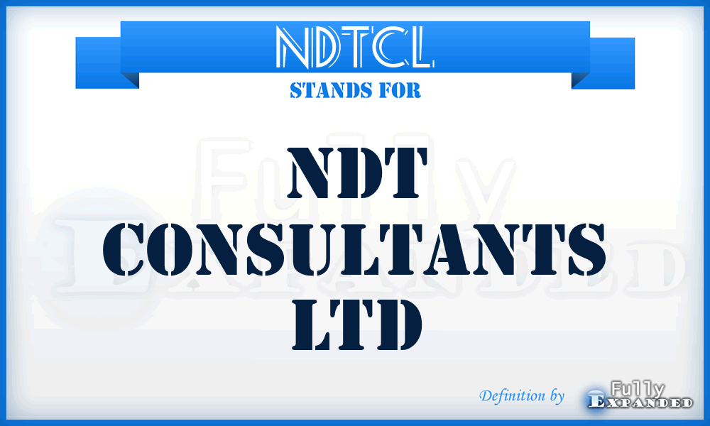 NDTCL - NDT Consultants Ltd