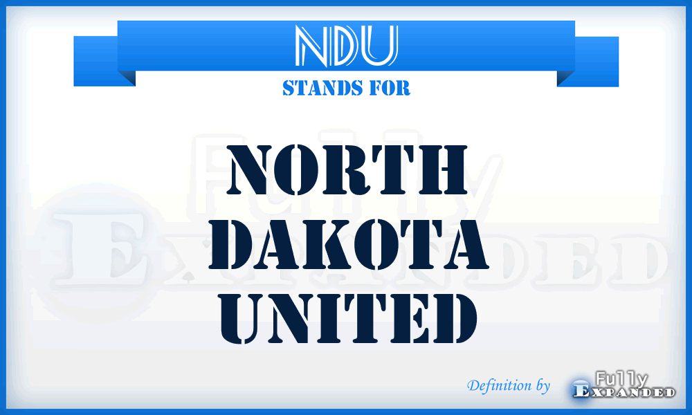 NDU - North Dakota United