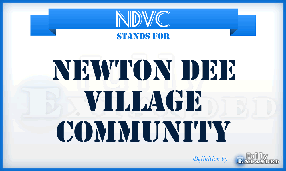 NDVC - Newton Dee Village Community