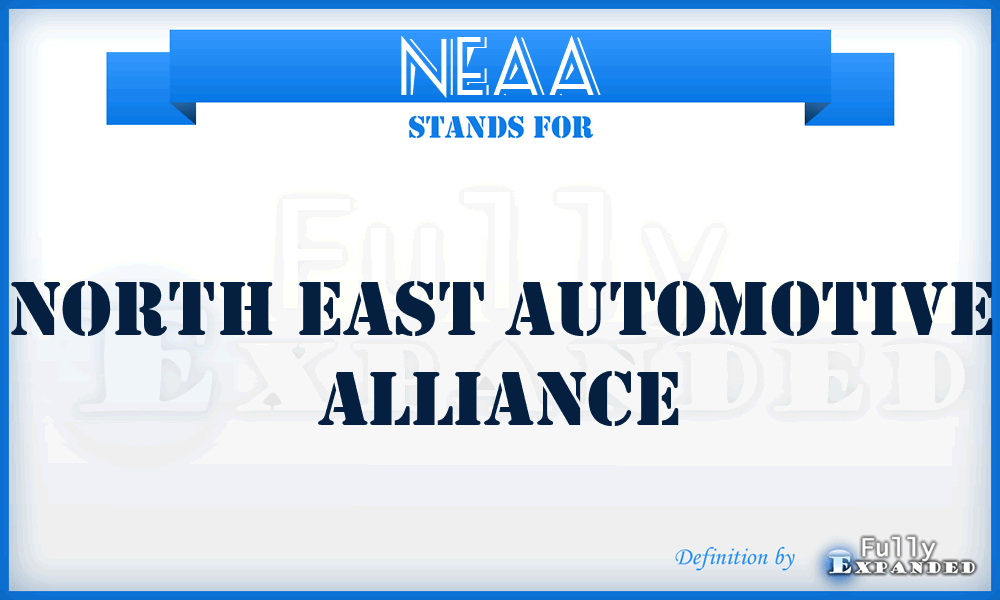 NEAA - North East Automotive Alliance