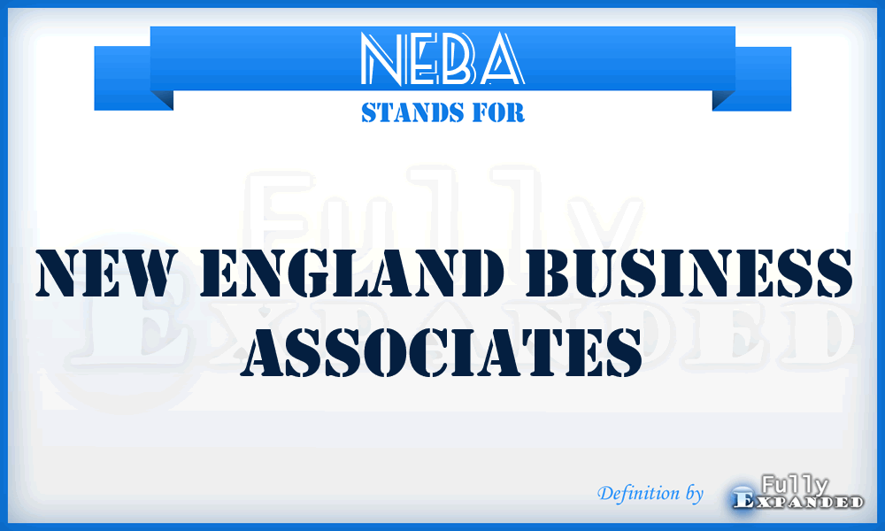 NEBA - New England Business Associates