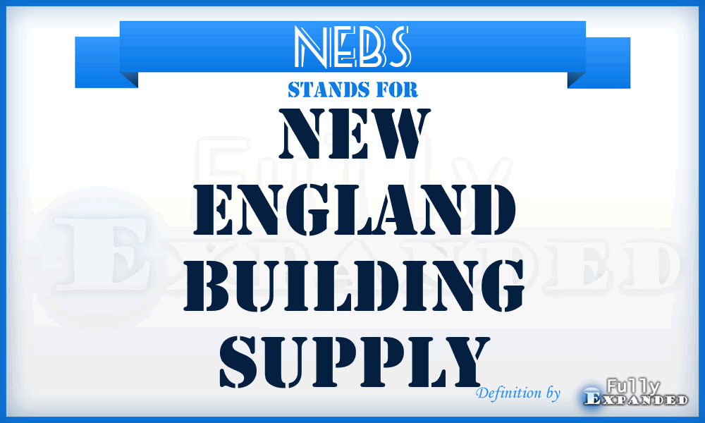 NEBS - New England Building Supply