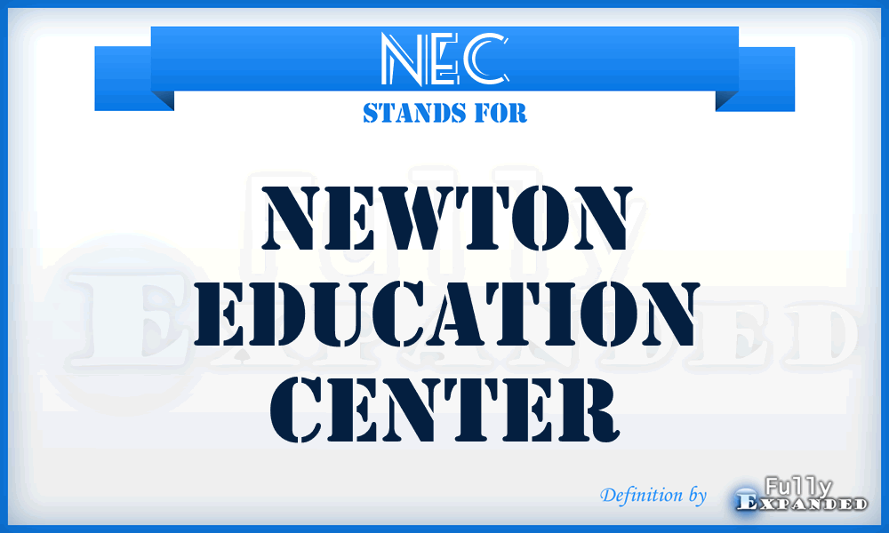 NEC - Newton Education Center
