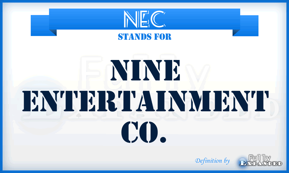 NEC - Nine Entertainment Co.