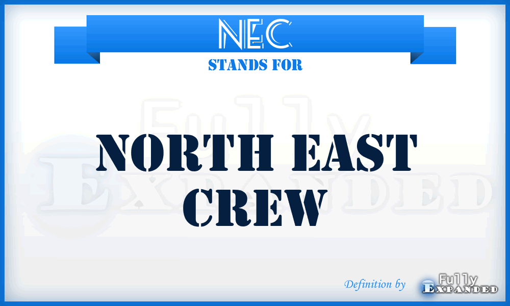 NEC - North East Crew