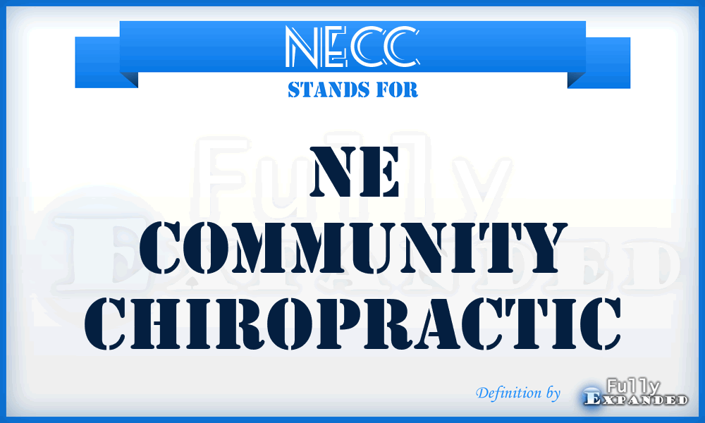 NECC - NE Community Chiropractic