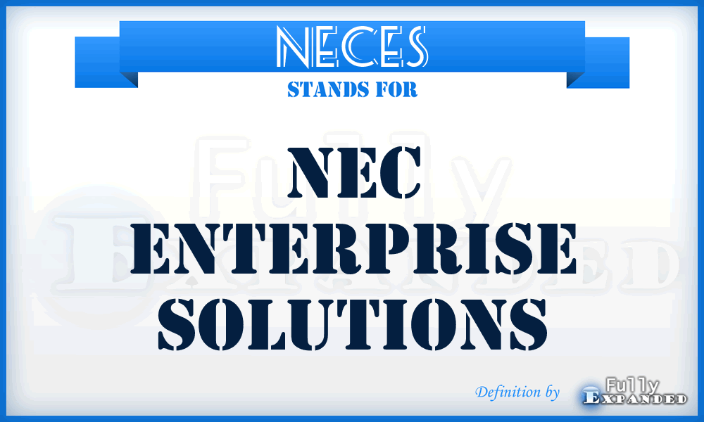 NECES - NEC Enterprise Solutions