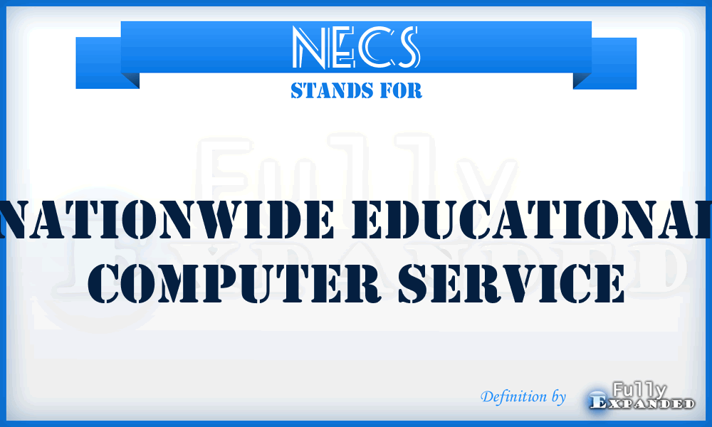 NECS - Nationwide Educational Computer Service