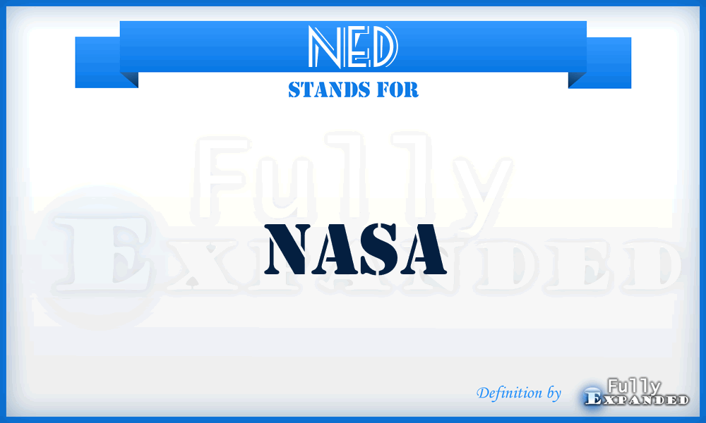 NED - NASA