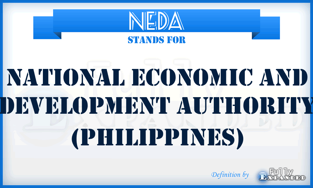 NEDA - National Economic and Development Authority (Philippines)