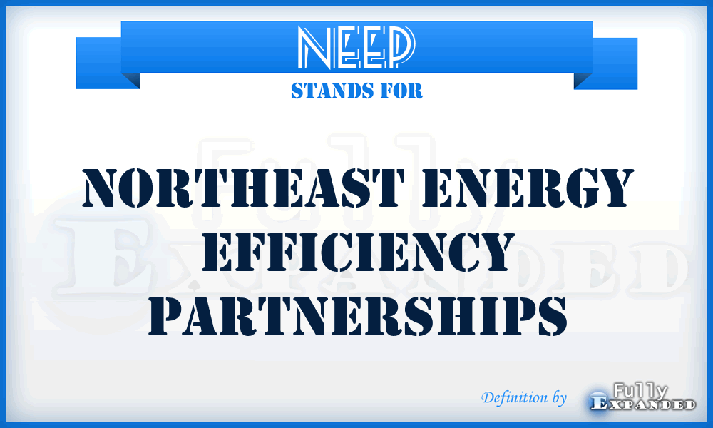 NEEP - Northeast Energy Efficiency Partnerships