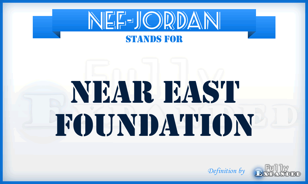NEF-Jordan - Near East Foundation