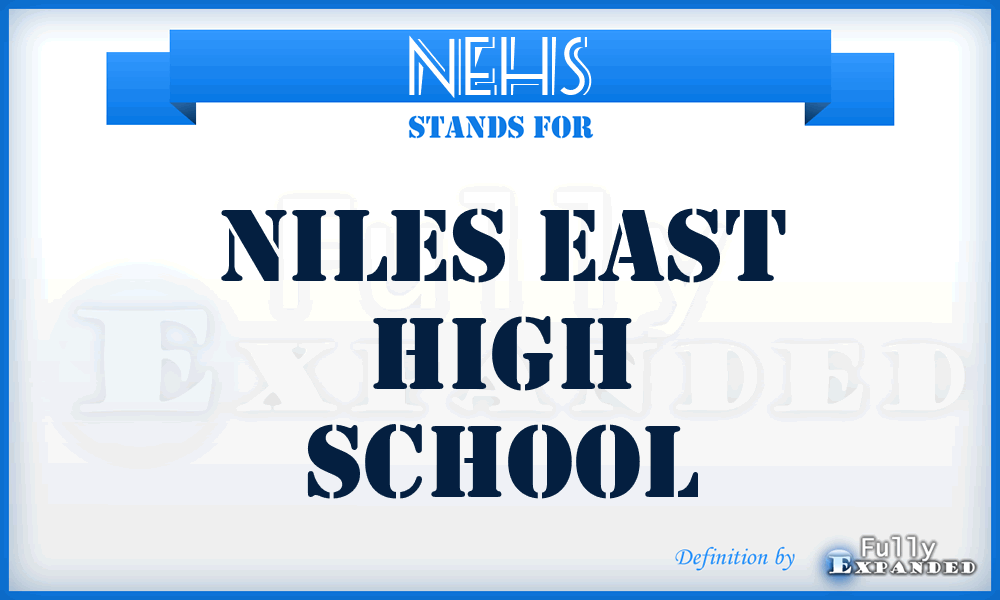 NEHS - Niles East High School