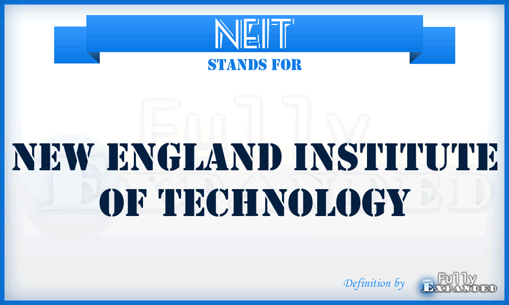 NEIT - New England Institute of Technology