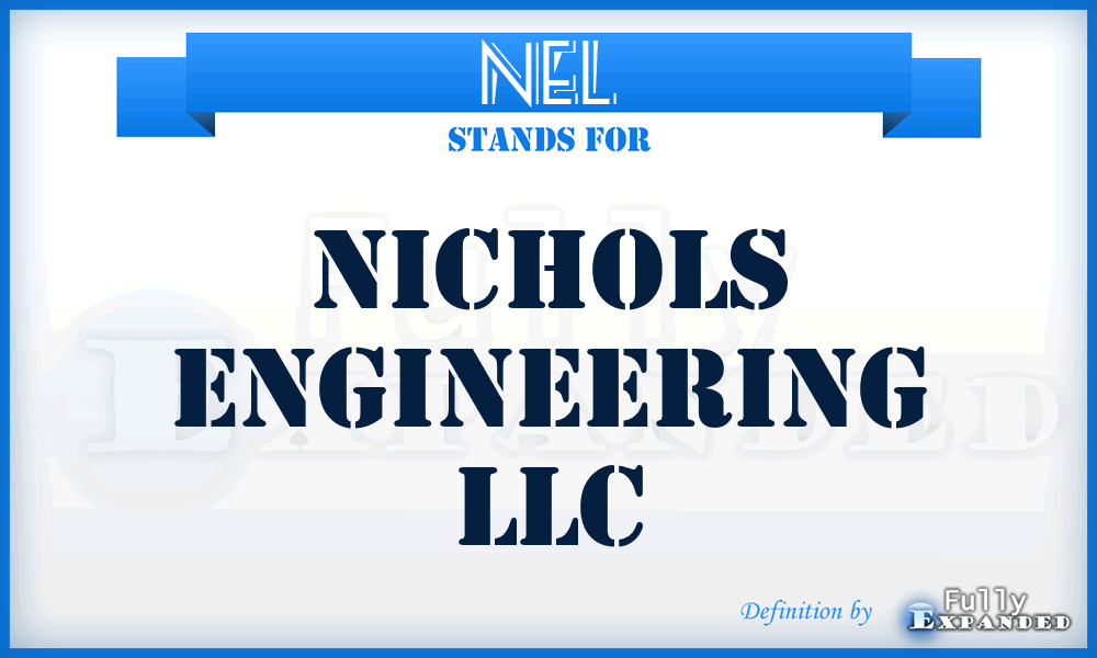 NEL - Nichols Engineering LLC