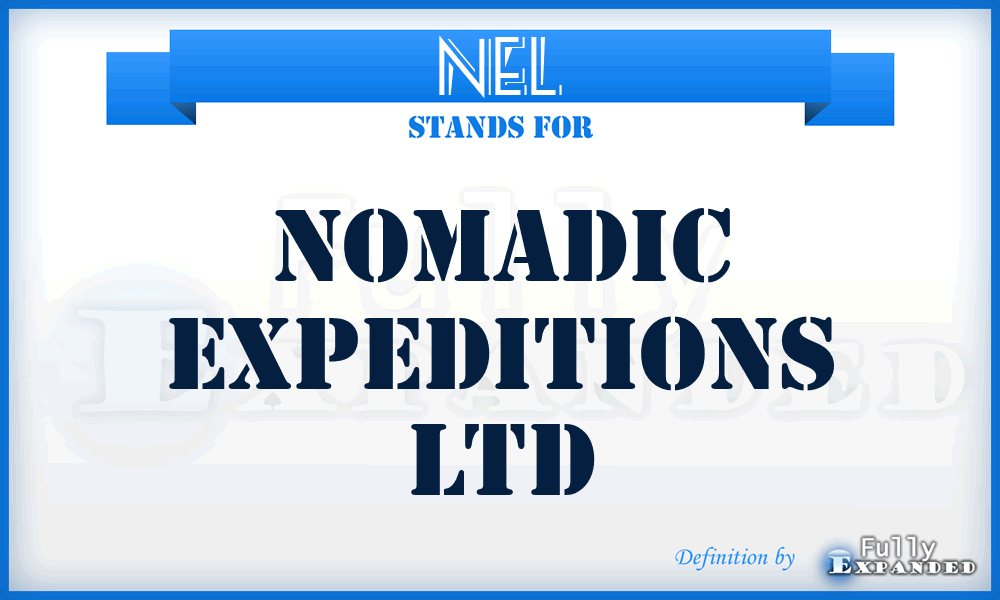 NEL - Nomadic Expeditions Ltd