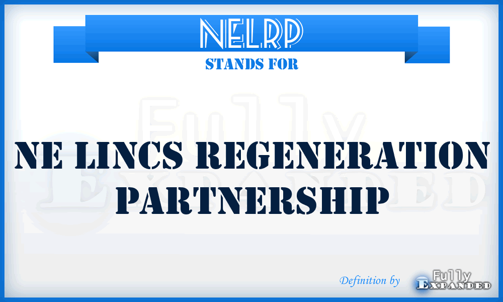 NELRP - NE Lincs Regeneration Partnership