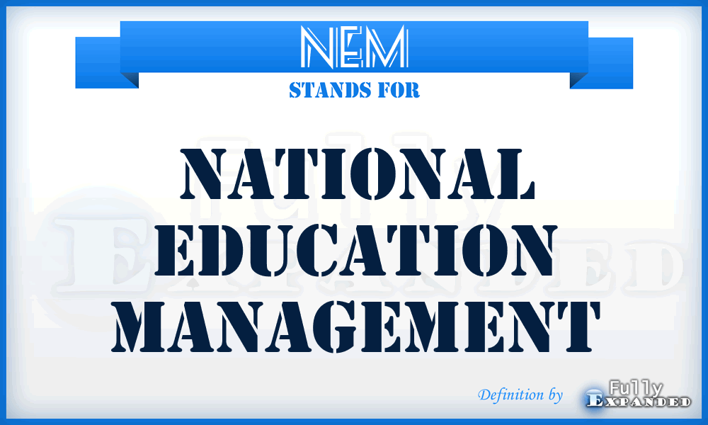 NEM - National Education Management