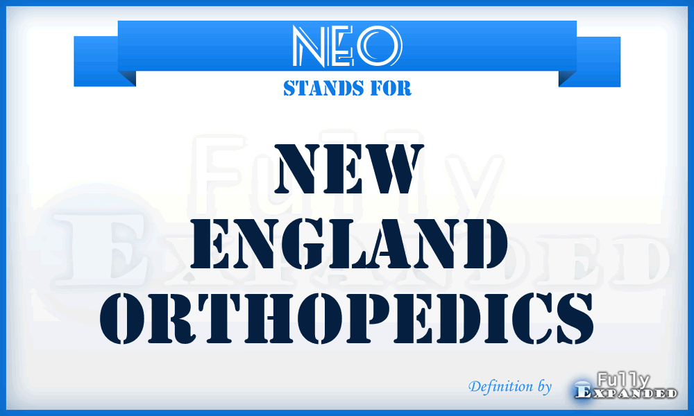 NEO - New England Orthopedics