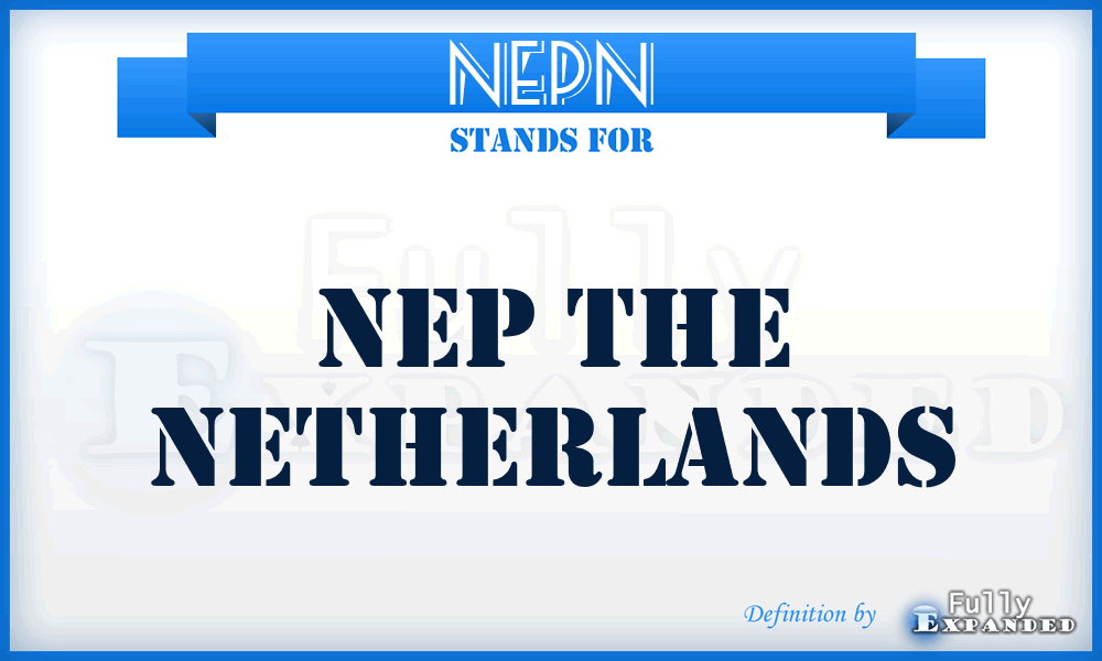 NEPN - NEP the Netherlands