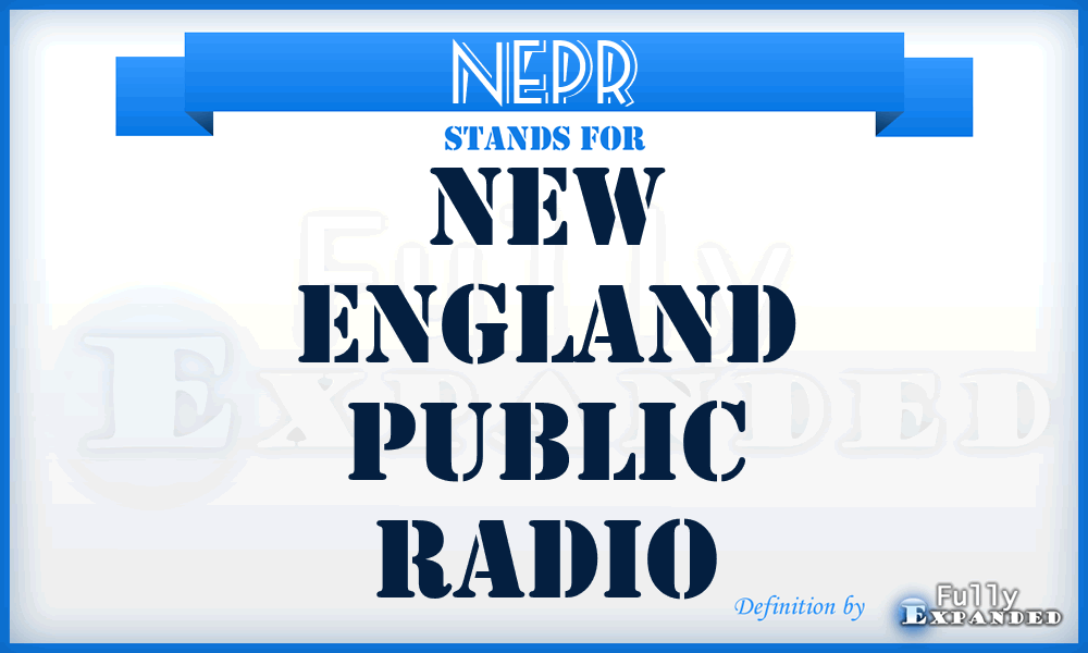 NEPR - New England Public Radio