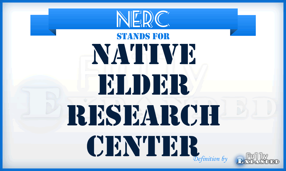 NERC - Native Elder Research Center