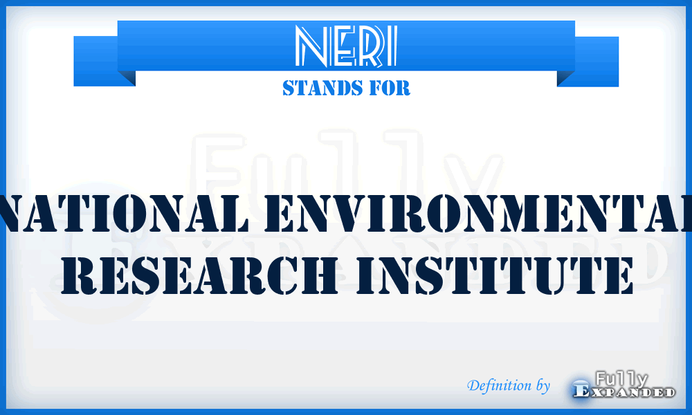 NERI - National Environmental Research Institute