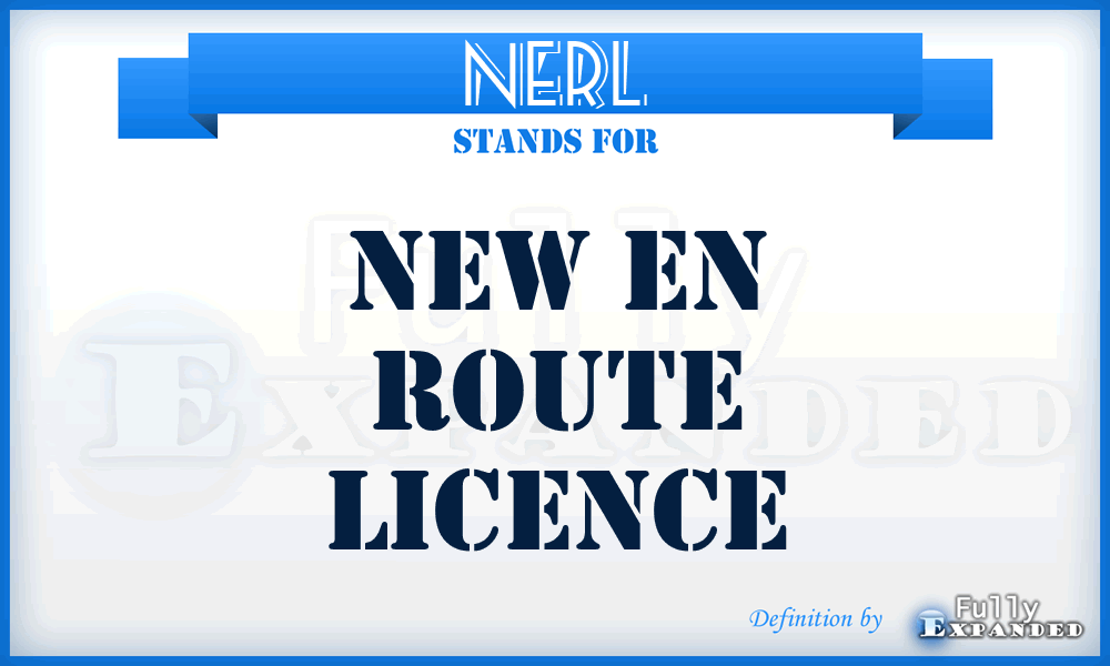 NERL - New En Route Licence