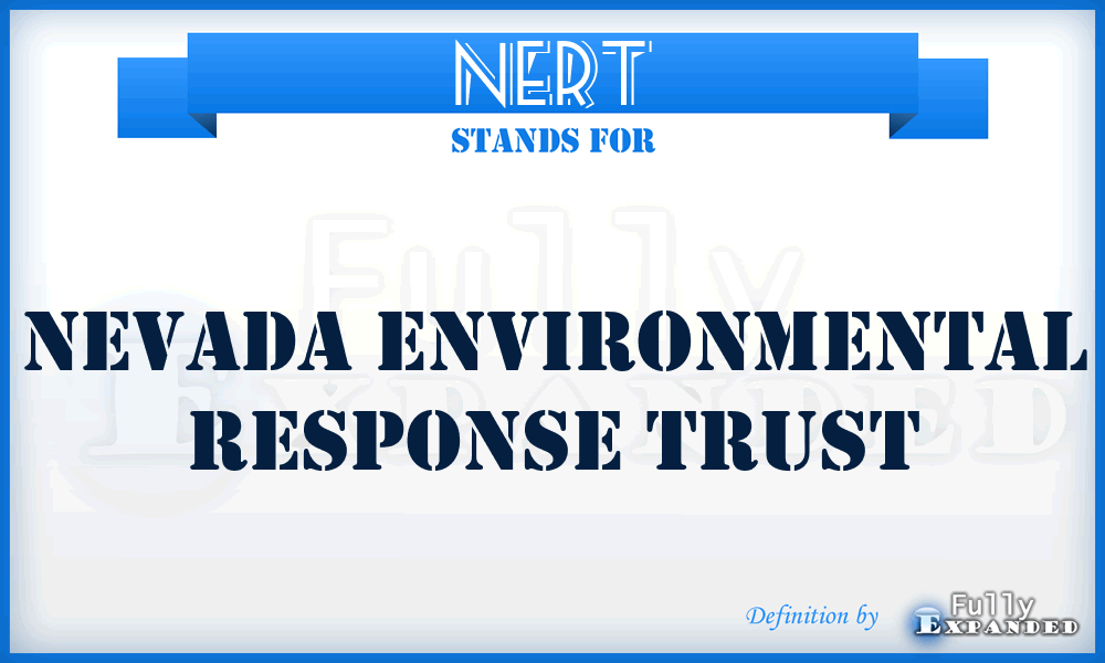 NERT - Nevada Environmental Response Trust