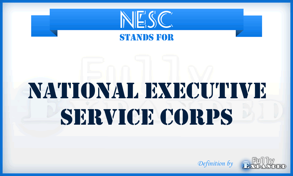 NESC - National Executive Service Corps