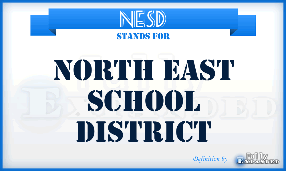 NESD - North East School District