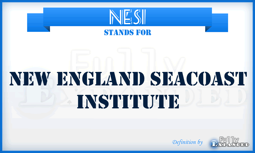NESI - New England Seacoast Institute