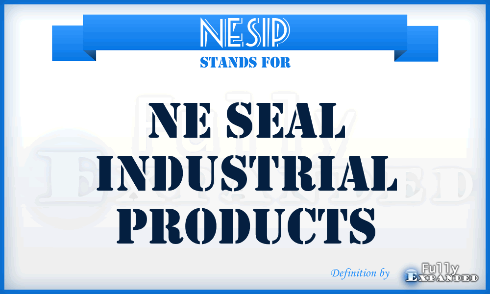 NESIP - NE Seal Industrial Products